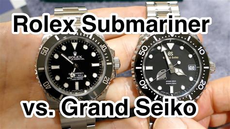 seiko divers watch vs rolex submariner|seiko rolex submarine.